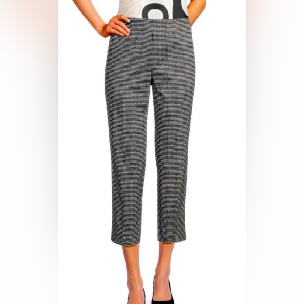 Piazza Sempione Audrey Cropped Pant Dark Navy Marled IT Size 46